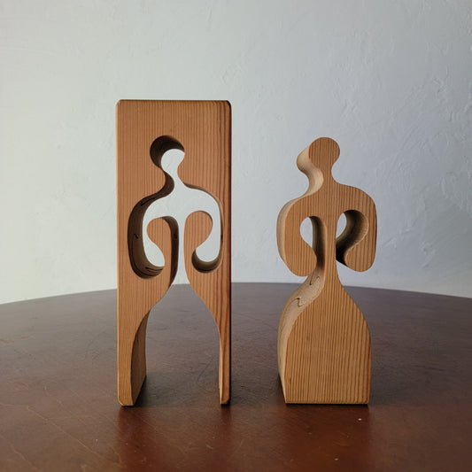 Gunnar Kanevad Wooden puzzle sculpture