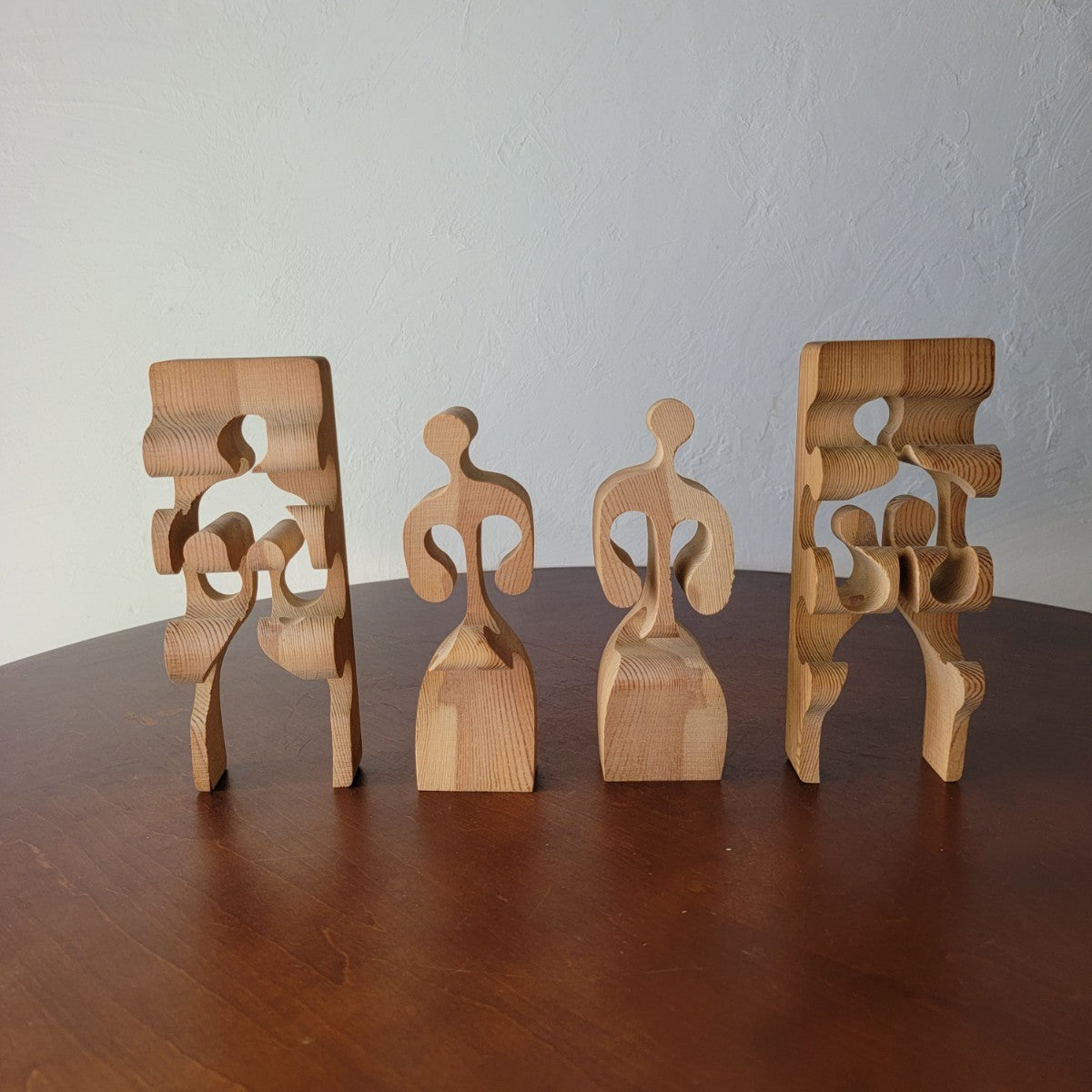 Gunnar Kanevad Wooden puzzle sculpture